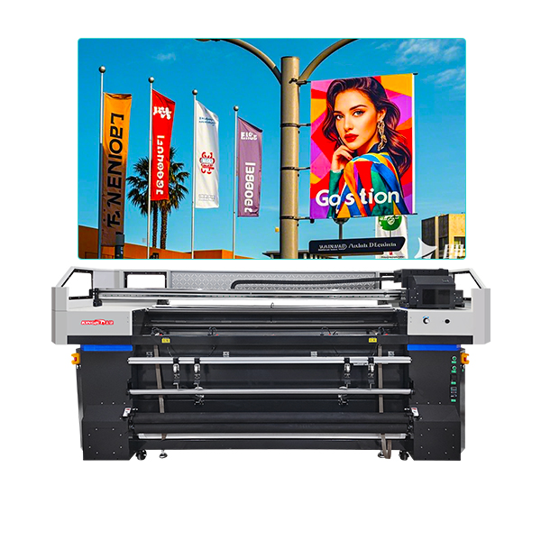 KingJet KJ-200H Large Format Flag Printing Machine